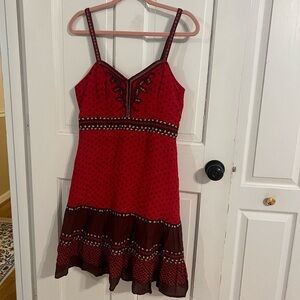Free People Dress Size 10 Boho Flowy Feminine Spring Cottagecore Festival